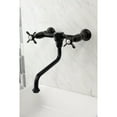 thumbnail image 7 of Kingston Brass KS1211BEX Wall Mount Bathroom Faucet, Polished Chrome, 7 of 7