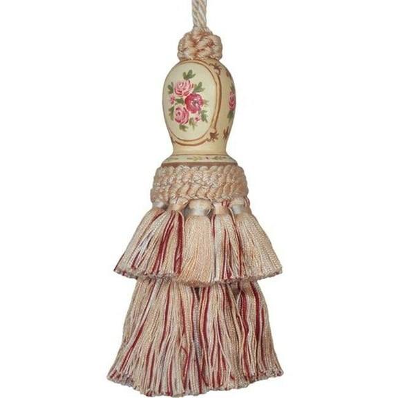 123 Creations C255C.6 inch Annie - Cream Hand Painted Tassel