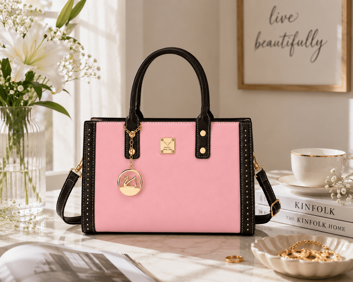 torelli パンデイロ Fiorelli Women's Savannah Tote Handbag with Detachable Pouch