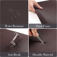thumbnail image 6 of Xmushyra Kitchen Mat for Floor, Cushioned Anti Fatigue Brown Kitchen Mat, Non Slip Waterproof Foam Comfort Mat, Easy Clean Floor Mat for Kitchen, Sink & Laundry, 17" x 47", 6 of 8