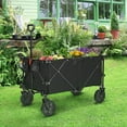 thumbnail image 2 of Carrito Plegable Goplus para Uso Al Aire Libre, Carrito de Jardín, Carrito de Compras, Juguete, 2 of 5