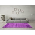 thumbnail image 3 of Ahgly Company Indoor Square Oriental Pink Industrial Area Rugs, 3' Square, 3 of 4