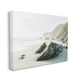 thumbnail image 3 of Stupell Industries Rocky Beach Cliff Sandy Shoreline Coastal Photography Gallery Wrapped Canvas Print Wall Art, 3 of 5