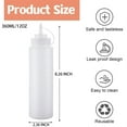 thumbnail image 4 of Triani 3 Pack 12 OZ Plastic Condiment Squeeze Squirt Bottles for Sauces Liquids BBQ Dressing Pancake Art Dispenser, 4 of 8