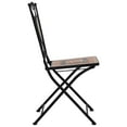 thumbnail image 3 of vidaXL Chaises Bistro Mosaïque 2 Pcs Orange/gris, 3 of 5