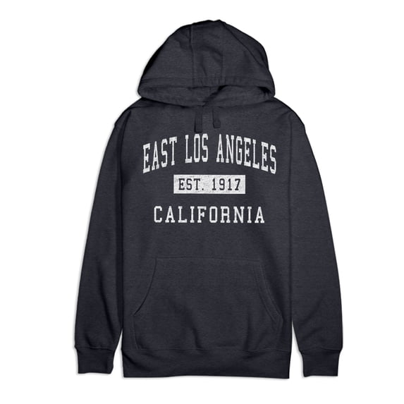 East Los Angeles California Classic Established Premium Cotton Hoodie