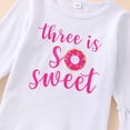 thumbnail image 4 of Okbabeha Baby Girl First Birthday Outfit Sweet One Long Sleeve Shirt Top+Long Pants+Headband Set 1st Birthday Clothes 3Pcs, 4 of 7