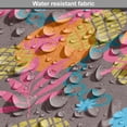 thumbnail image 5 of Aloha Dog Crate Cover, Colorful Hawaiian Composition of Blots Pineapple Silhouettes Flowers, Easy to Use Pet Kennel Cover for Medium Large Dogs, 35" x 23" x 27", Multicolor, by Ambesonne, 5 of 6