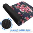 thumbnail image 6 of Long Mouse Pads for Desk,Pioneer Flower Floral Print Pattern Desk Mats on Top Of Desks, Desk Mouse Pad Extra Large with 3mm Non-Slip Base and Stitched Edge for Gaming,Office,Work,Home 31.5"x11.8", 6 of 6