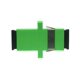 thumbnail image 4 of Cerrxian Sc Adaptador De Fibra Óptica Monomodo Sc Hembra A Sc Hembra Apc Simplex Acoplador De Fibra Óptica Monomodo Adaptador De Conector De Internet De Red Con Panel De Montaje (Verde, Paquete De 5), 4 of 5