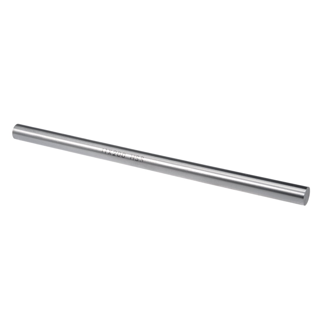 Uxcell 11mm X 200mm HSS Steel Round Rod - High Speed Steel Lathe Bar Stock For DIY