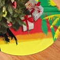 thumbnail image 2 of Christmas 48 Inch Christmas Tree Skirt Xmas Wreath Flowers Holly Leaves Winter Carpet Mat Funny Party Soft Cover Mat Decor Supplies for Xmas Halloween Decorations Occasion Farmhouse, 2 of 6