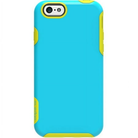 M-Edge Echo for iPhone 6 Dual Layer Case, Aqua with Lime