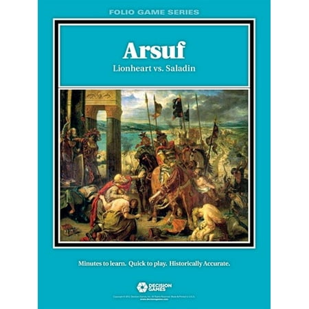 Decision Games Folio Game Series: Arsuf Lionheart vs. Saladin 1620
