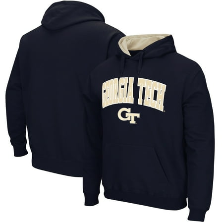 - Georgia Tech Yellow Jackets Stadium Athletic Arch & Logo Tackle Twill Pullover Hoodie - Navy