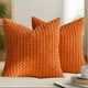 thumbnail image 1 of Funda de almohada navideña 3D - Funda de almohada de sofá mullida 45x45cm, cojín decorativo navideño para cama y sofá - Poliéster, naranja, amarillo, gris azul, caqui, 1 of 6