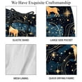thumbnail image 4 of luoweisi Men's Beach Shorts Quick Dry Swim Trunks with Mesh Lining Galaxy Planet 2XL, 4 of 5