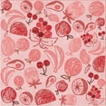 thumbnail image 1 of Ahgly Company Indoor Square Patterned Valentine Red Area Rugs, 8' Square, 1 of 6