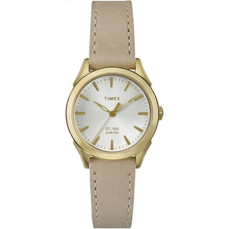 Timex Women's Chesapeake Watch, Tan Leather Strap