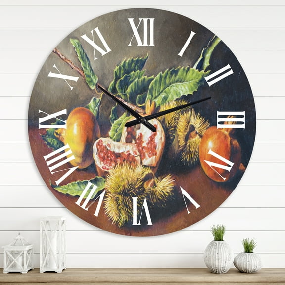 Designart 1 in Quartz Traditional Wall Clock
