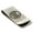Silver, variant on Stainless Steel Three-Tiered Pine Kamon Crest Engraved Money Clip Credit Card Holder