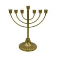 thumbnail image 3 of Candelabro judío, candelabro judío, Base ancha y resistente, candelabro antiguo Menorá, para sala de estar, repisa, dormitorio , 7 sucursal, 3 of 8