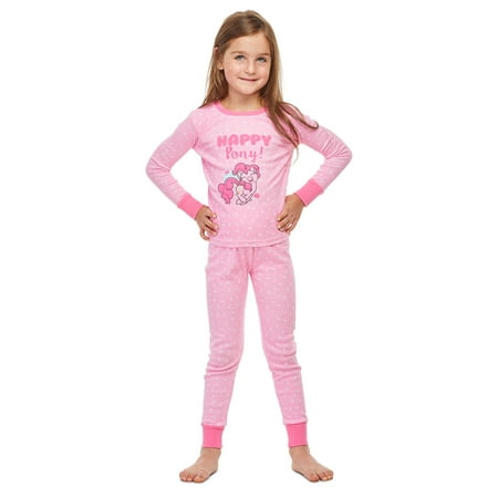My Little Pony Girls Pajamas - Cotton PJs For Kids - Cute Pink ...