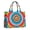 Colorful Tie Dye Pattern-2, variant on Colorful Tie Dye Pattern Large Tote Bag, Shopping Tote with Inner Pockets, Large Capacity for Work Shopping Travel,15.7” X 5.1" X 13"