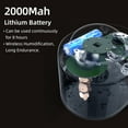 thumbnail image 2 of Mistaha Humidifier Home Landscape Projection 35ML-55ML/H Spray Volume 2000mAh 500ml Large Capacity Diver Modeling Water, 2 of 8