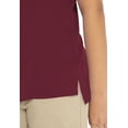 thumbnail image 5 of Real School Uniforms Big Kid Short Sleeve Fem-Fit Polo 68002, 5 of 6