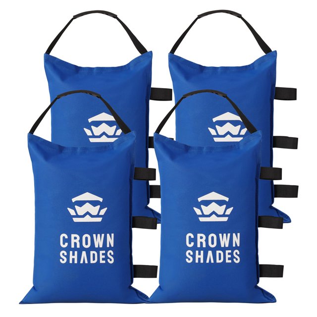 Bolsas de arena CROWN SHADES para patas de carpa 68 kg Azul (sin rellenar)