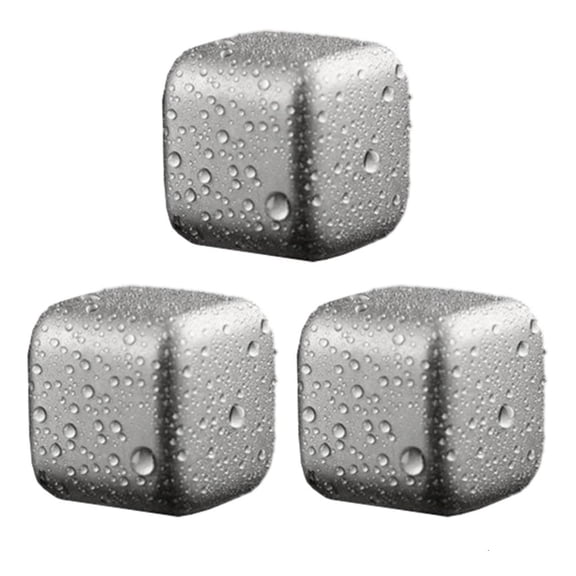 Professional Metal Ice Cubes For Liquor Titaniums Cooling Tool Whiskey Stone