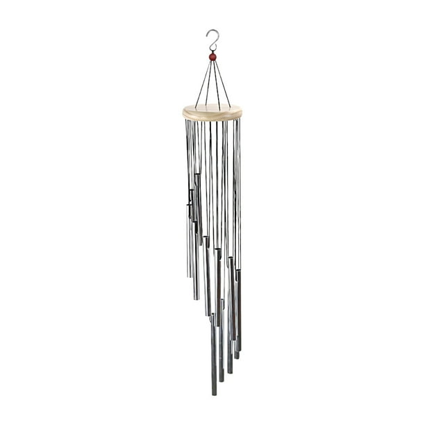 Campana de viento para decoración exterior | Campana de viento de tubo metálico con tubos de aleación para jardín, patio y porche | Decoración colgante para el hogar y el jardín