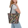 thumbnail image 2 of Sikiie Watercolor Romantic Paisley Shoulder Bag Casual Hobo Crossbody Tote Bag for Women and Men Large Purse Messenger Bag Travel Work, 2 of 6