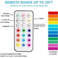 thumbnail image 4 of JJEAN-LED Puck Lights with Remote Control, Wireless Under Cabinet & Closet Lighting, RGB 13 Color Changing Lights with Dimmer, Timer & AA Battery Operated, Push, Touch, Stick on for Night, White, 6 P, 4 of 4