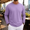 thumbnail image 5 of Yifymode Mens Long Sleeve Workout Shirts Moisture Wicking Running Gym Tops Casual Crewneck Athletic Hiking Training Shirts, 5 of 7