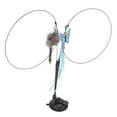 thumbnail image 2 of Cat Feather Toys, Interactive Removable Steel Wire Feather Cat Toys with Suction Cup, Interchangeable Cat Wand Refills Replacement with Mouse, Flying Fish,, 2 of 7