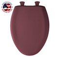 thumbnail image 2 of Bemis 1200SLOWT343 Residential Elongated Plastic Toilet Seat - Raspberry, 2 of 6