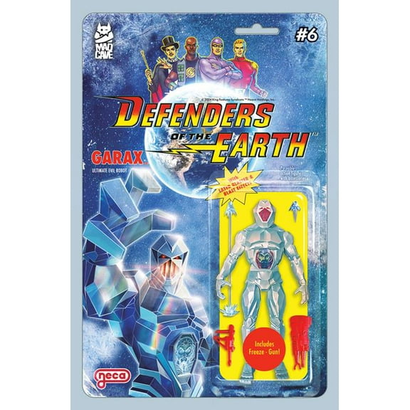 DEFENDERS OF THE EARTH #6 (OF 8) COMIC BOOK CVR B DJORDJE DJOKOVIC ACTION FIGURE VAR