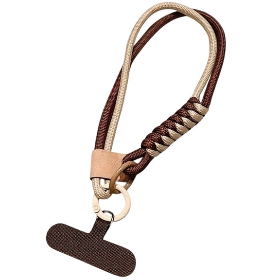 Hand Woven Phone Wrist Strap With Lost Design For Outdoor Travel Stylish Mobile Chain For