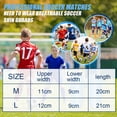 thumbnail image 3 of Estrela Soccer Shin Guard Calcetín, soporte para el rendimiento de las piernas, mangas de pantorrilla de fútbol, soportes para espinilleras de fútbol juvenil para principiantes,, 3 of 5