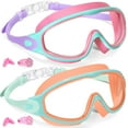 thumbnail image 1 of Pack de 2 gafas de natación Keary para niños de 3 a 15 años, antivaho y UV, 1 of 7