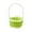 Green, variant on Easter Baskets Mini Plastic Easter Basket Kids Rattan Picnic Basket Small Woven Easter Basket Empty Basket For Egg Hunt Spring Tabletop Decor