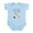Sky Blue, variant on CafePress - My Favorite Cricket Player Is My Daddy Body Suit - Baby Light Bodysuit, Size Newborn - 24 Months