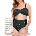 thumbnail image 3 of As Rose Rich Women's Plus Size Swimsuit Two Piece Bathing Suits, 1X, 3 of 9