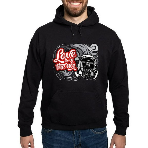 CafePress - Love Is In The Air Hoodie (Dark) - Pullover Hoodie, Classic, Comfortable Hooded Sweatshirt