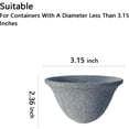 thumbnail image 6 of Pour Over Coffee Dripper, Reusable Ceramic Coffee Filter - Portable Single Serve Coffee Maker, Porcelain Slow Filter Cone Dripper for Travel Camping Office Home Brewing, 6 of 6