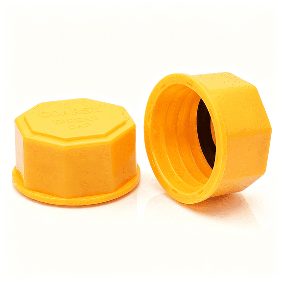 ZHZFKQ 2PCS Universal Gas Can Caps – 5 Gallon Replacement Lids with Coarse Thread for Gasoline,Diesel & Fluids – Leak-Proof HDPE Plastic Caps,Fits 1/2.5/5/10  Gallon Cans
