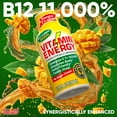 thumbnail image 5 of Vitamin Energy B12 Extra Strength Shot, Mango, 24 Pack – 260mg Natural Caffeine, 11,000% DV B12 & B6, Zero Sugar, 1.93 fl oz, 5 of 9