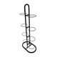 thumbnail image 5 of Soporte vertical de 8 niveles para balones de fútbol, ​​organizador portátil para sala de estar. negro, 5 of 9